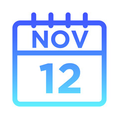 11- Nov - 12 Line Gradient