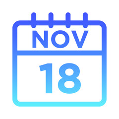 11- Nov - 18 Line Gradient