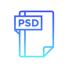 PSD Line Gradient