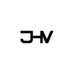 jhv letter original monogram logo design