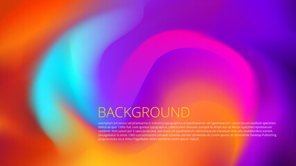 rainbow background with round pattern