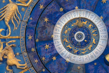 Astrology and alchemy sign background illustration