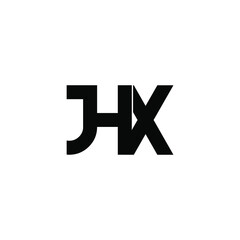 Obraz premium jhx letter original monogram logo design