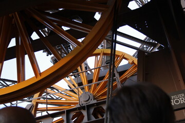 The mechanism of the lifting Eiffel Tower
