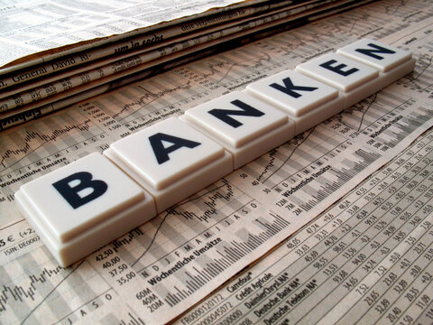 symbolic photo for banking, finance, business and stock exchange.