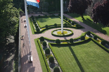Flag of Netherlands Park Nature