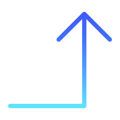 Arrow 34 Line Gradient