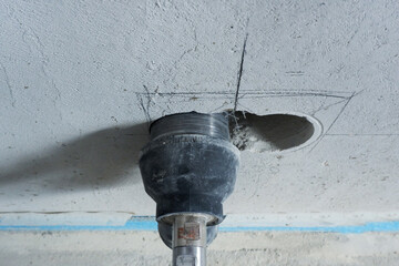 Drill Puncher. Punch hole. Tool for slotting.