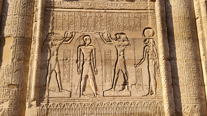 Temple of Khnum. The temple of Esna, dedicated to the god Khnum. Egypt.