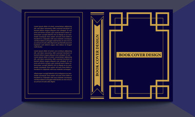 Vector proportional modern unique Creative Book cover design