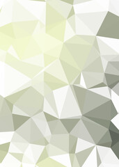 Fototapeta premium Abstract color Low-Polygones Generative Art background illustration