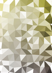 Fototapeta premium Abstract color Low-Polygones Generative Art background illustration