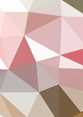 Obraz premium Abstract color Low-Polygones Generative Art background illustration