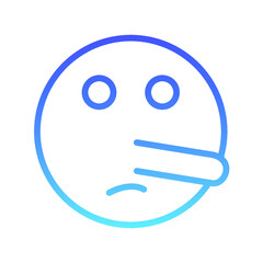 Fototapeta premium lying Line Gradient