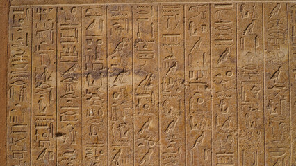 Karnak Temple in Luxor, Egypt. The Karnak Temple Complex, commonly known as Karnak, comprises a vast mix of decayed temples, chapels, pylons, and other buildings in Egypt.