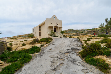 Fototapeta premium Kappella Sant' Anna (Saint Anne Chapel) in Dwejra, Gozo.