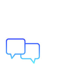 chat 21 Line Gradient
