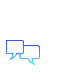 Fototapeta premium chat 36 Line Gradient