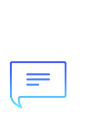 chat 44 Line Gradient