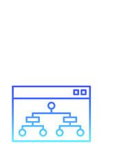 Sitemap Line Gradient