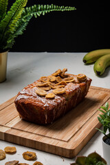Freshly baked Banana Bread.