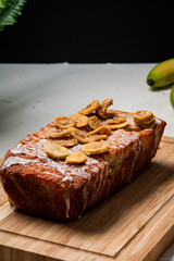 Freshly baked Banana Bread.