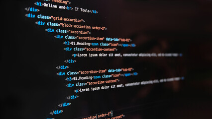 html web design code for developers and designers.
