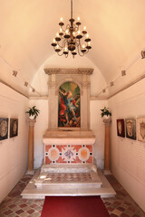Obraz na płótnie Canvas Small church in Bucha Palace in Tivat, Montenegro