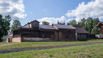 the old building of the city barn