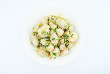 A plate of delicious osmanthus taro
