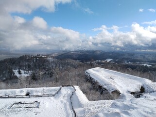 zimowy widok
