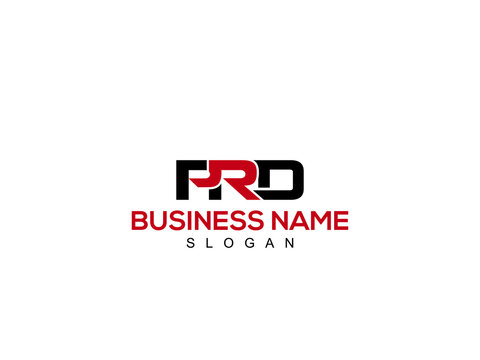 Monogram PRD Letter Logo, Creative Alphabet PR Logo Design For Your All Business