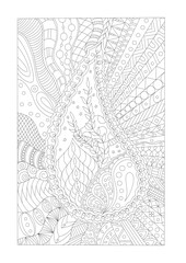 Paisley coloring picture 