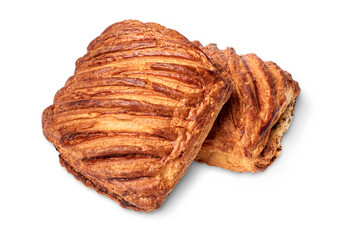 Traditional sweet puff pastry bun