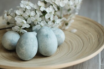 
FILE #:  414878337
 Preview Crop
 Find Similar
Plate with nordic Easter eggs on white background. Flat lay, top view. Happy Easter concept.
