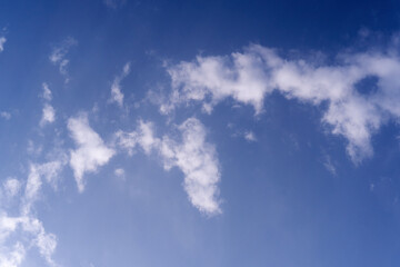 blue sky with clouds