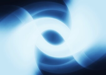 カラフルな光の線が渦巻く抽象的な背景