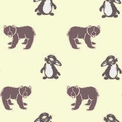 set of animals silhouettes