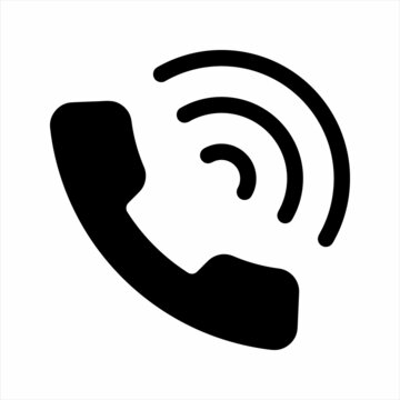 Telephone ringing icon.