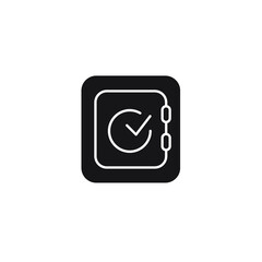 safe icons symbol vector elements for infographic web