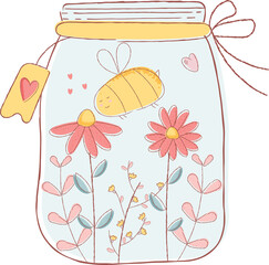 Valentine day bee love amazing