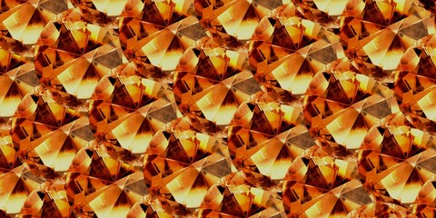 golden crystal seamless background