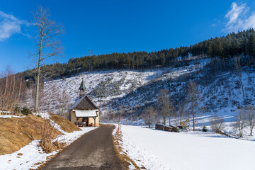 Im Schwarzwald beim Schluchsee  Winter Ski 