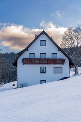 Im Schwarzwald beim Schluchsee  Winter Ski 