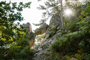 Site naturel, La Porte des fées, Malzieu-Ville, Saint-Pierre-le-Vieux, Le Malzieu-Ville, Lozère,...