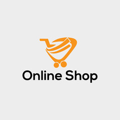 Online shop logo design for Ecommerce.