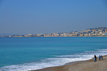 the beach of Nizza