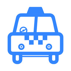 Taxi or car driver icon