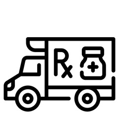 delivery line icon