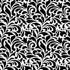 western floral seamless pattern, cut file for cricut, silhouette cameo